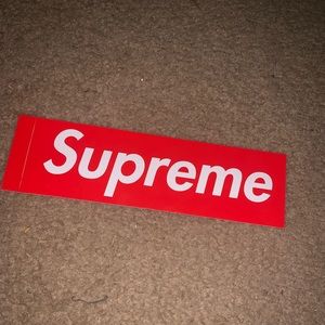 Authentic Supreme Sticker